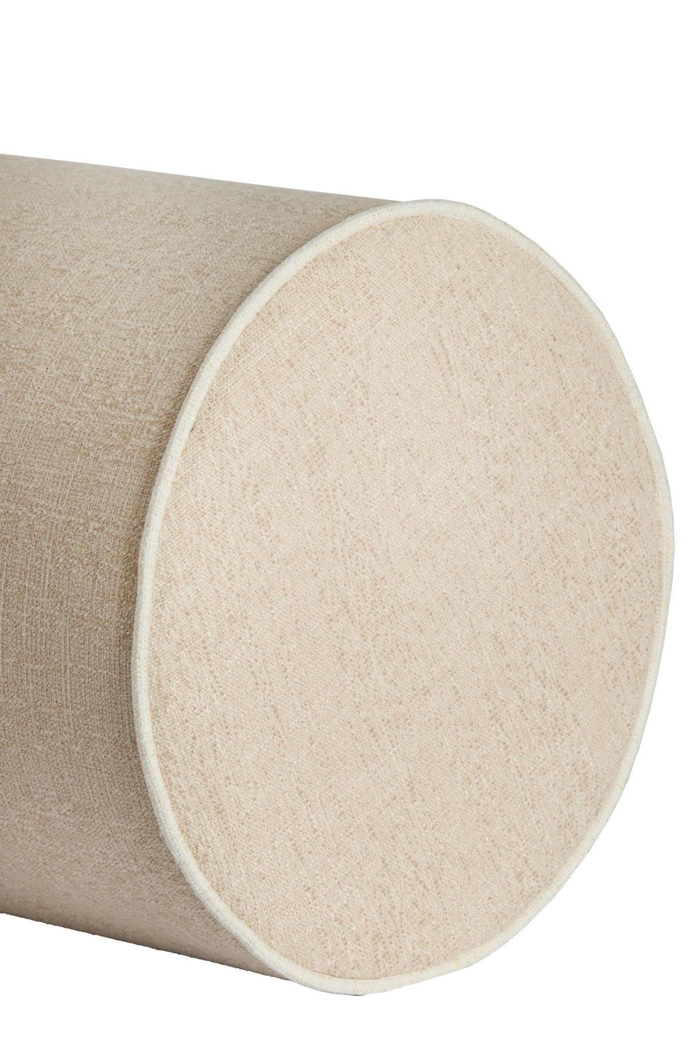 Runder Sitzpouf ROSIN von Light & Living in Beige und Creme