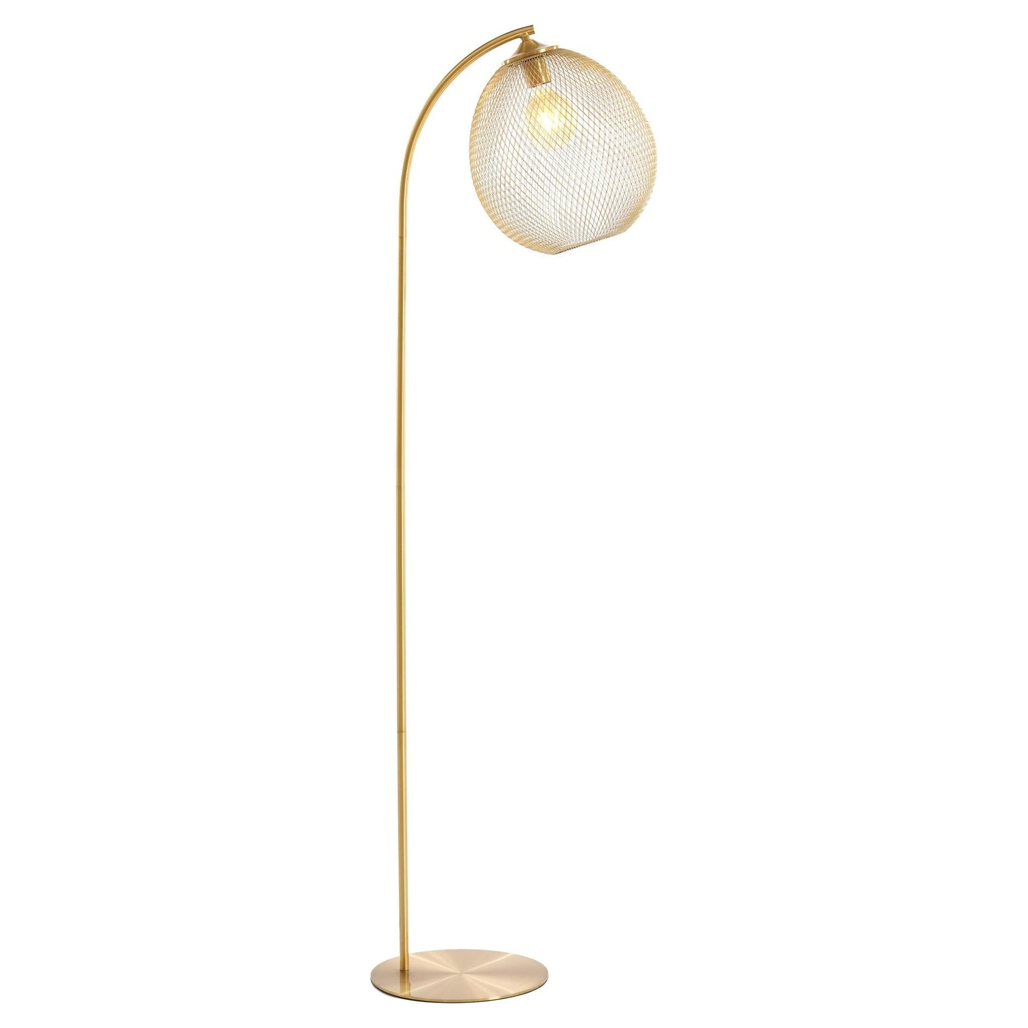 Goldene Stehleuchte MOROC für stilvolle Wohnräume