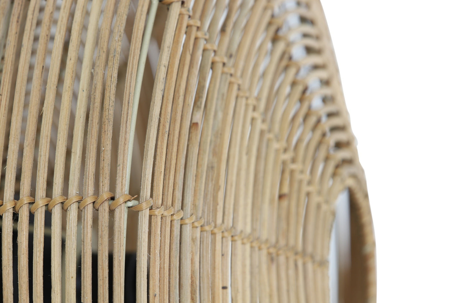 Wandleuchte Ø60x21 cm MATAKA aus Rattan in Naturfarbe