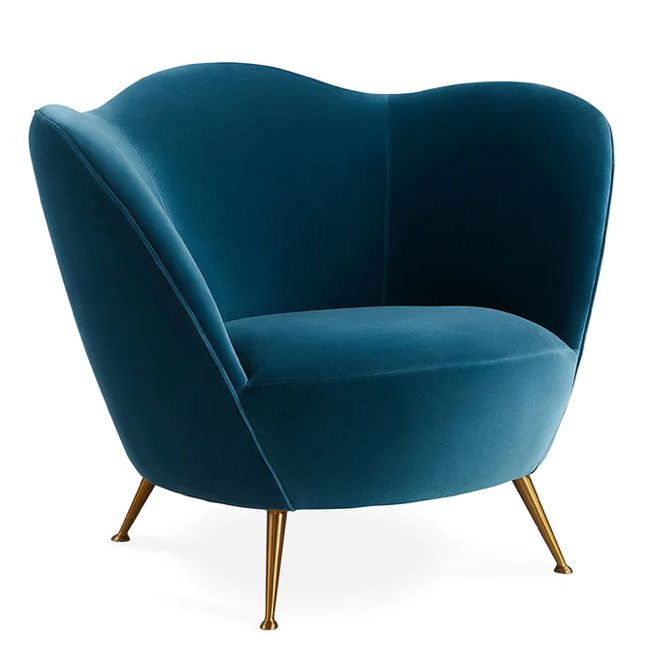 Loungesessel RIPPLE LOUNGE CHAIR, Petrol