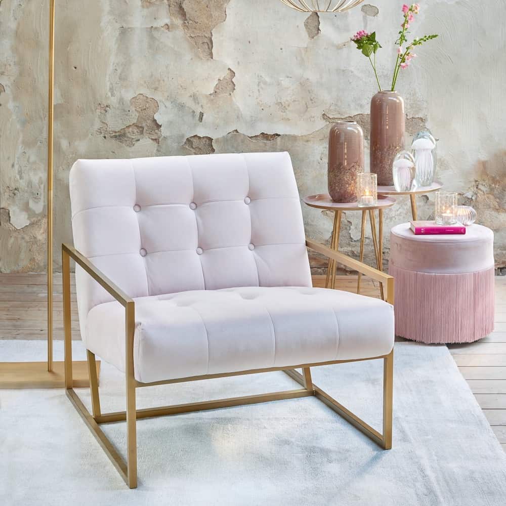 Light & Living Loungesessel GENEVE Rosa