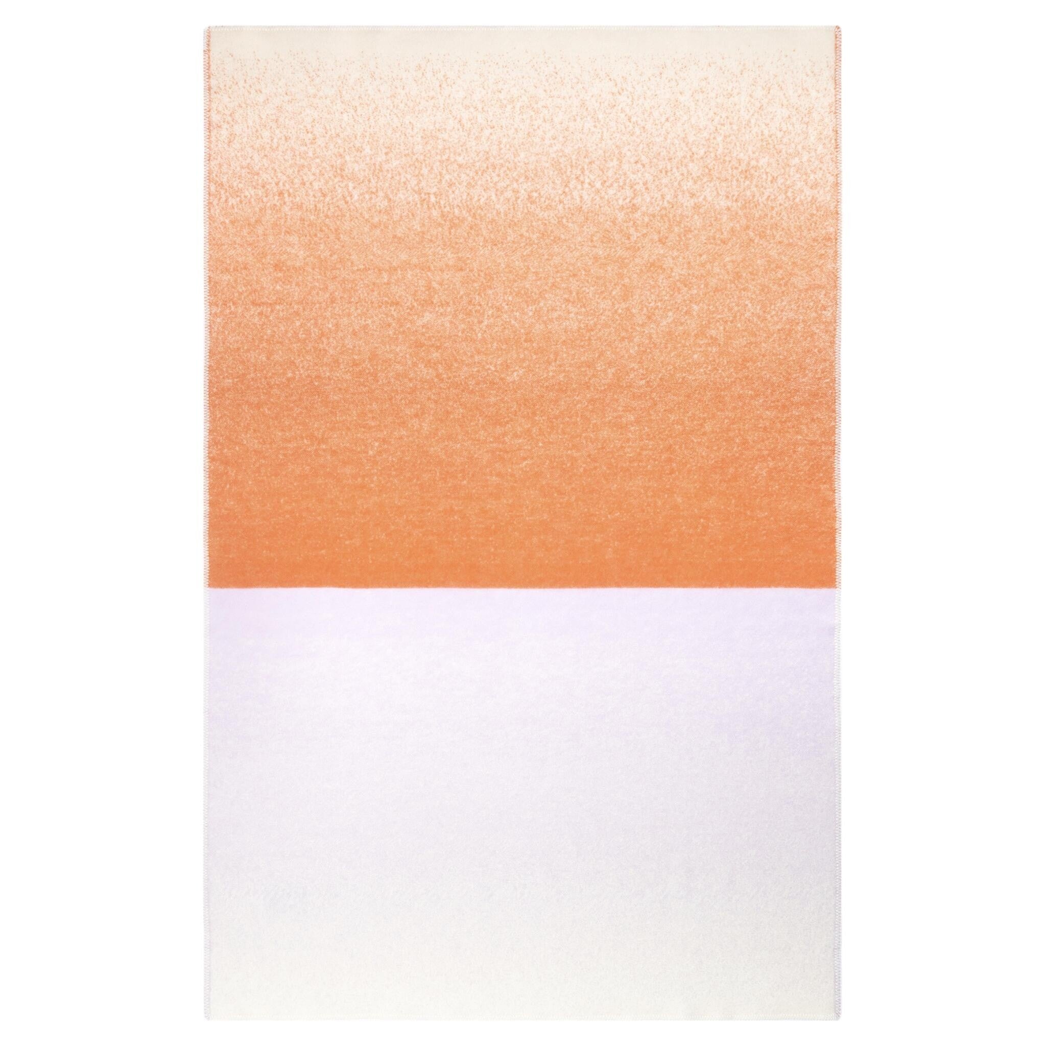 Wolldecke mit Sunset-Farben in Flieder, Gelb und Orange