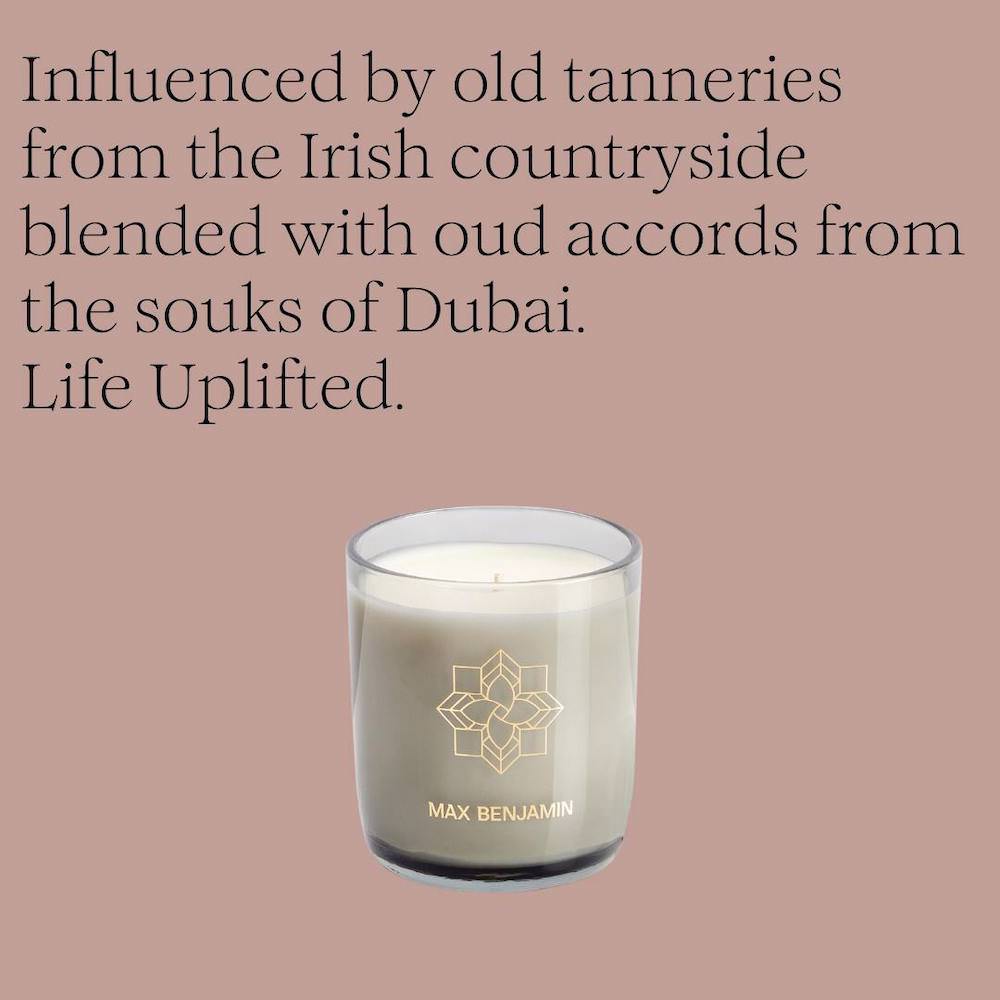 Duftkerze Irish Leather & Oud