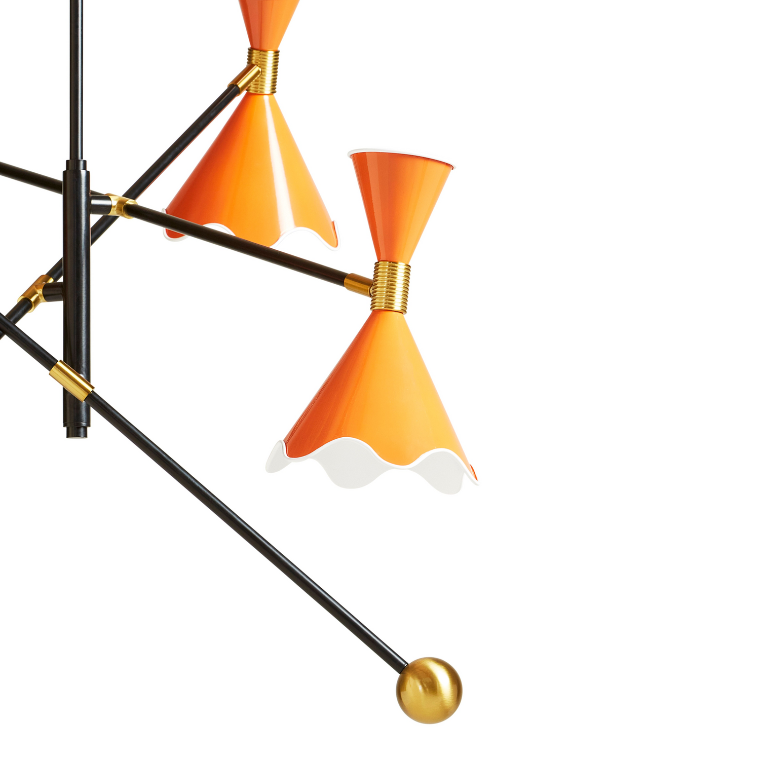 Stilvolle Designer-Wandleuchte mit verstellbarem Schirm.