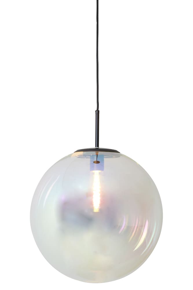 Pendelleuchte MEDINA Regenbogen Perle Ø40 cm