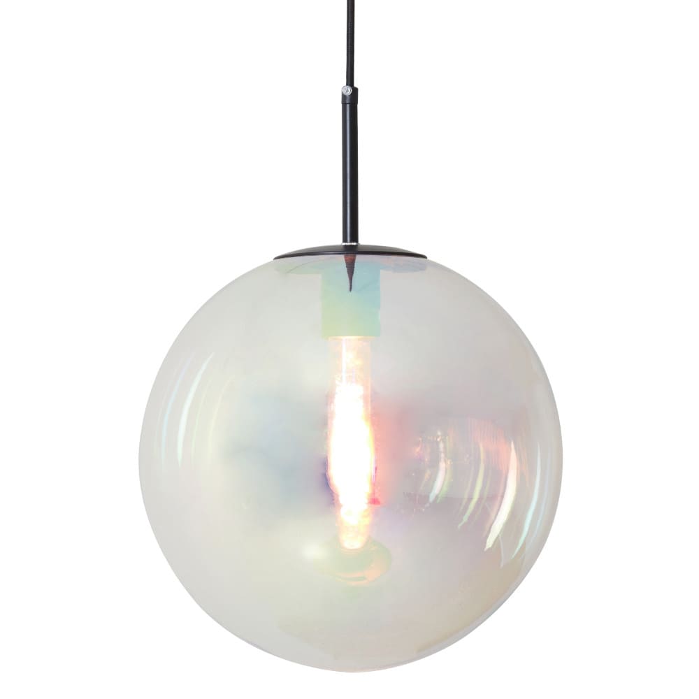 Pendelleuchte MEDINA Regenbogen Perle Ø30 cm
