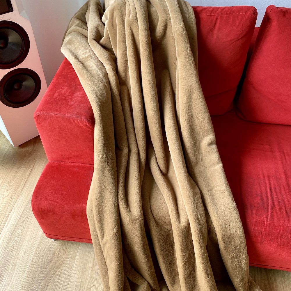 CARMA DECKE TENDER cognac-braun