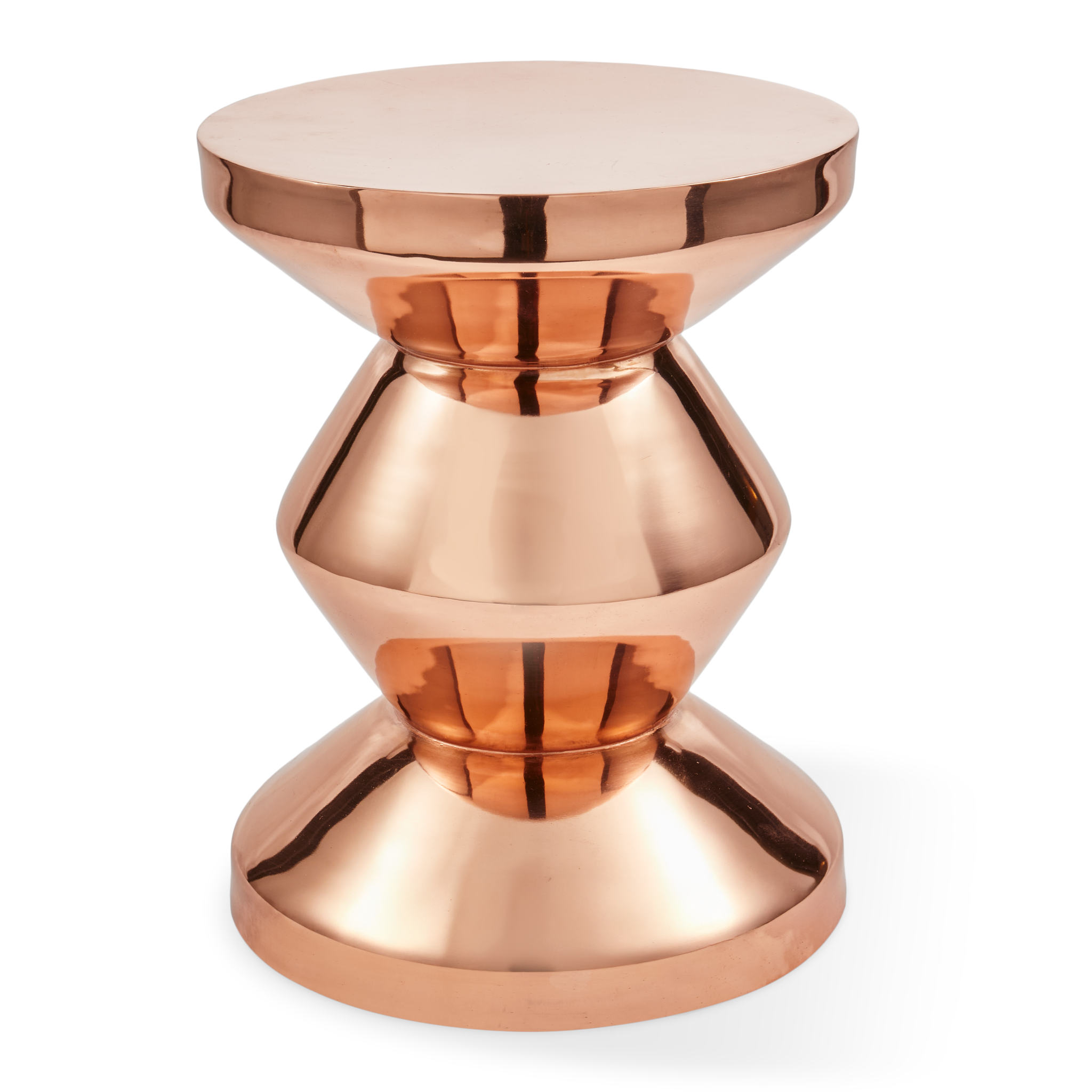Polspotten Zig Zag Metal Hocker/Beistelltisch