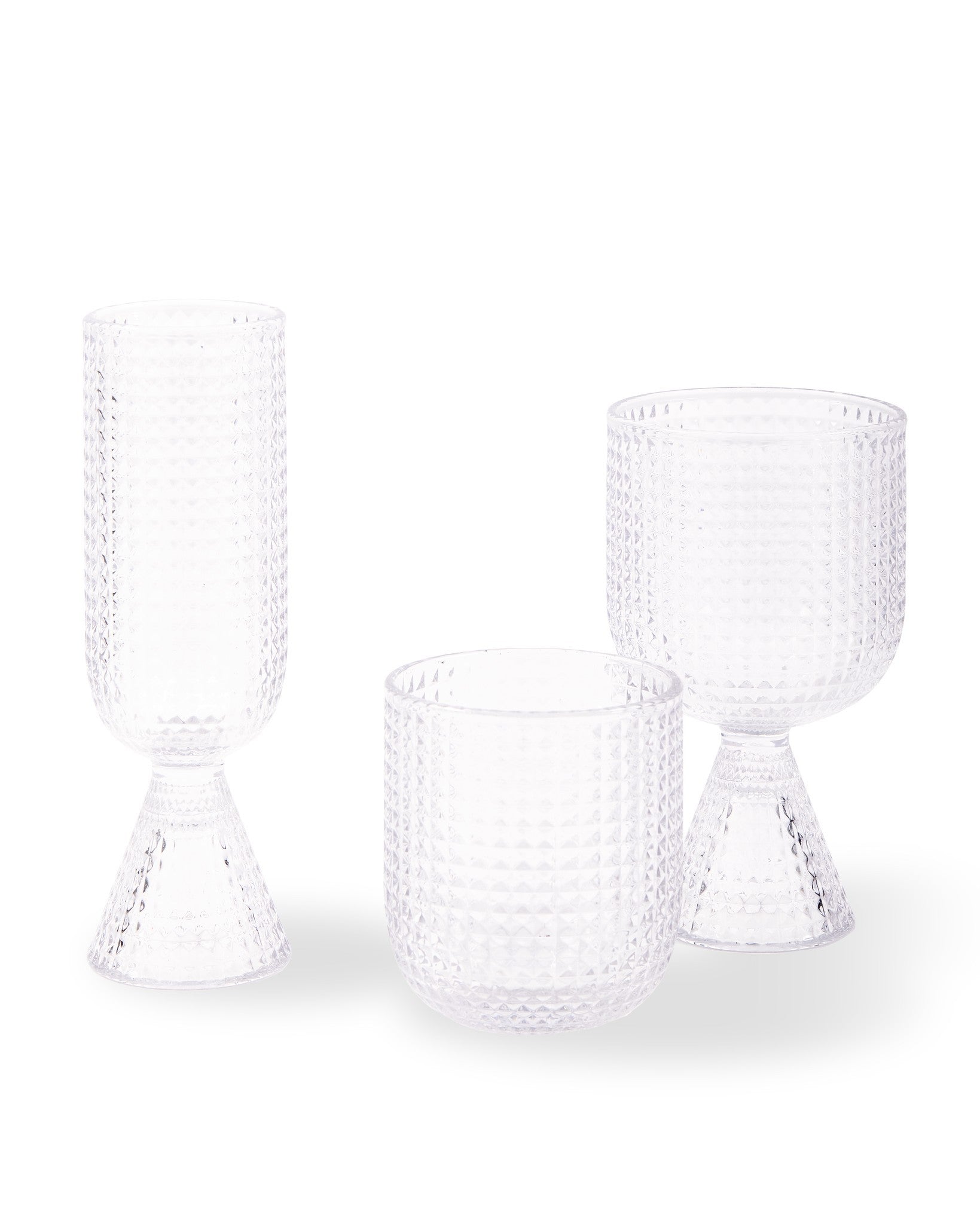 Trinkglas ROOFTOP von POLSPOTTEN aus Glas