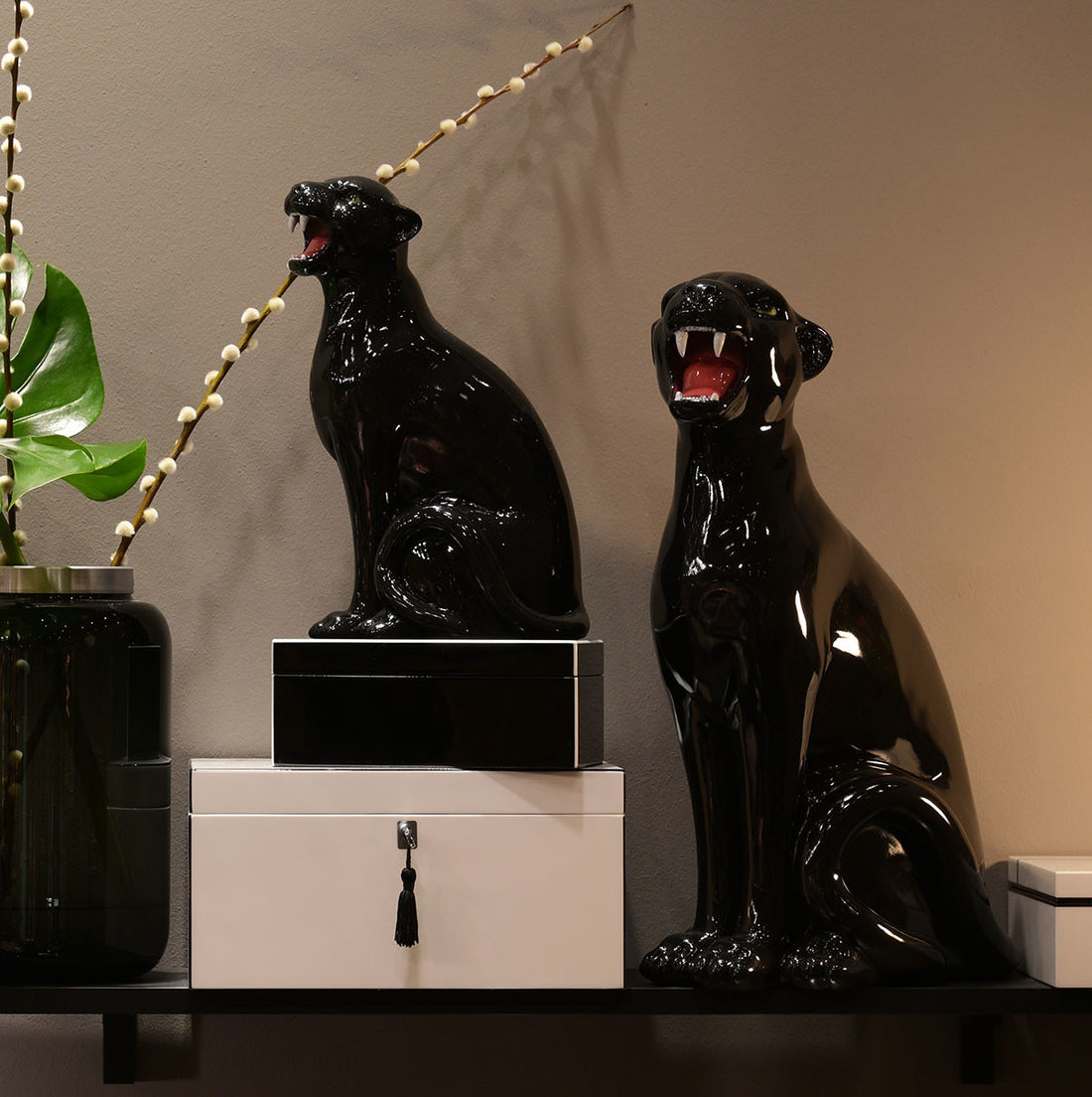 Wohnaccessoire Wildcat Leopard Dekofigur von Giftcompany