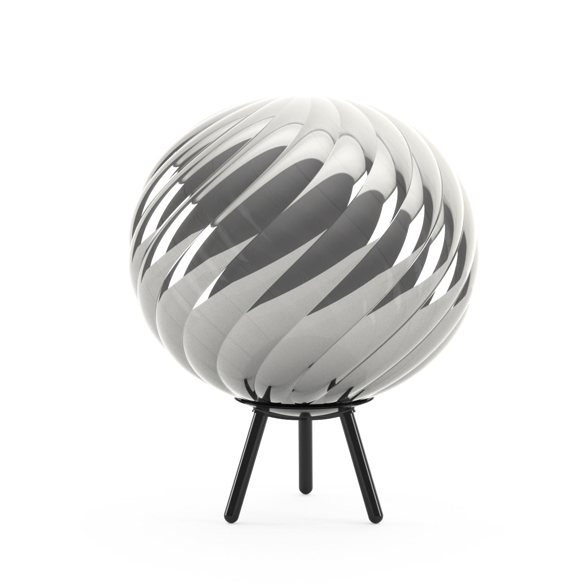 Whirl Large Portable – Design Akku-Leuchte in Silber - von Tom Dixon