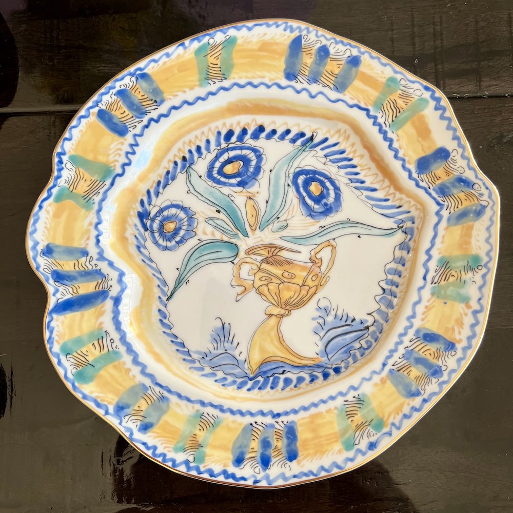 Porzellanteller Spanish Maiolica