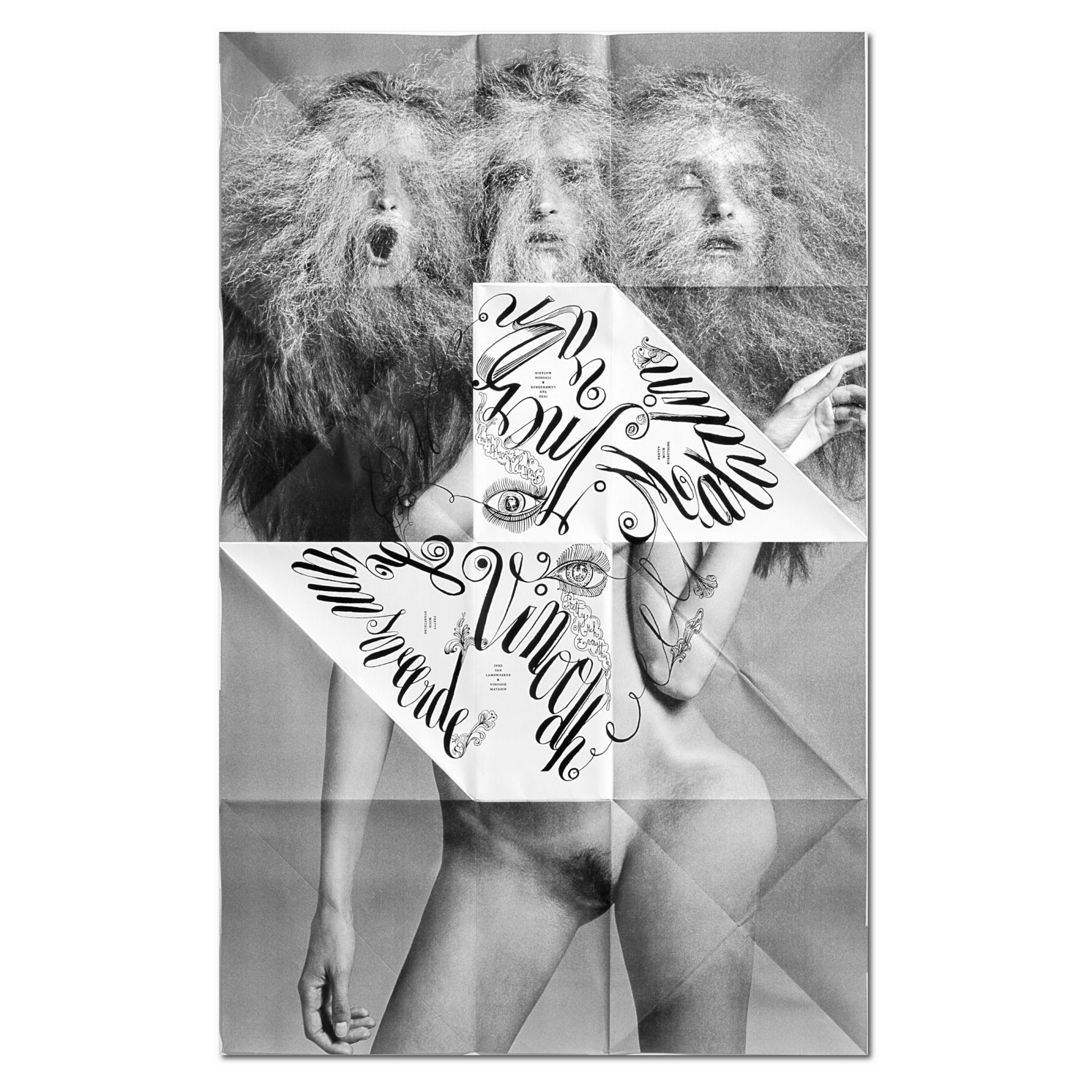Exklusives Origami-Design des Posters von MM Paris für Pretty Much Everything Edition