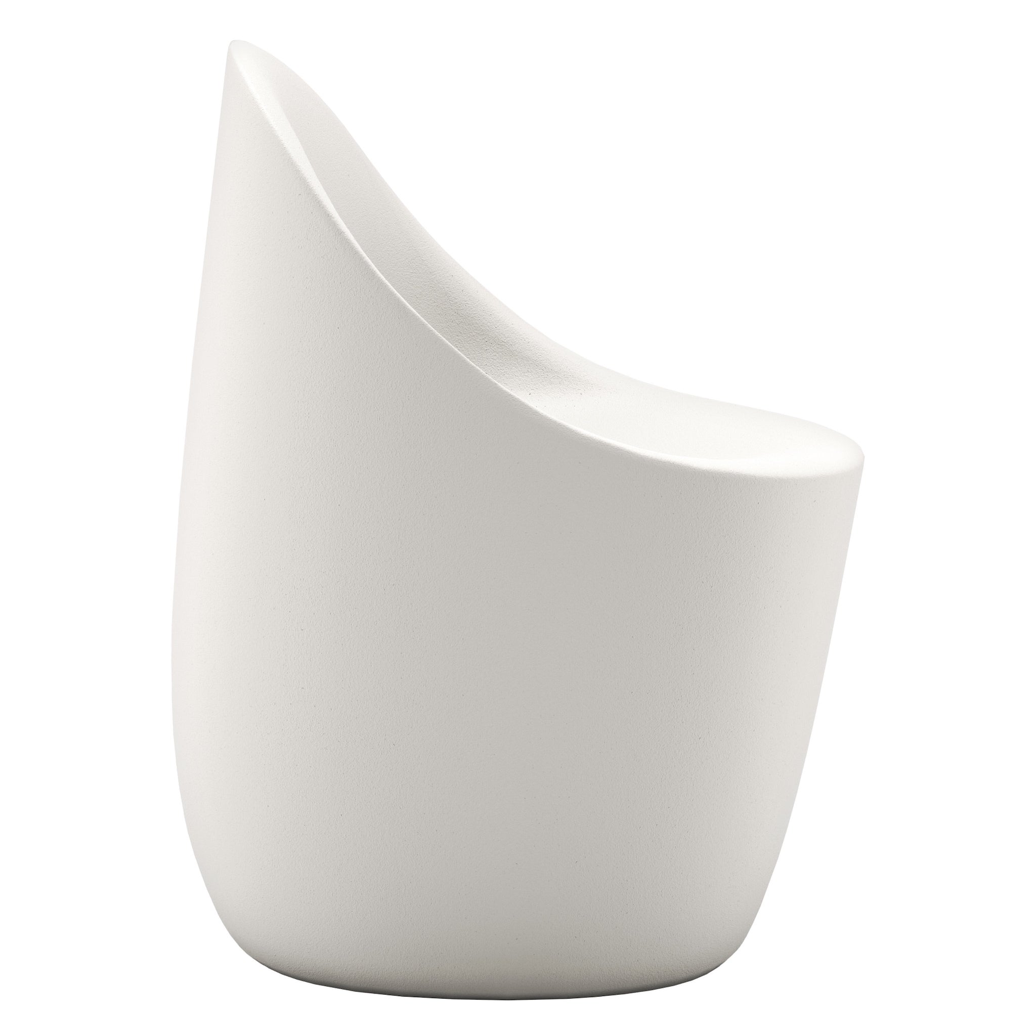 Outdoor Stuhl Cobble in weiss von Qeeboo