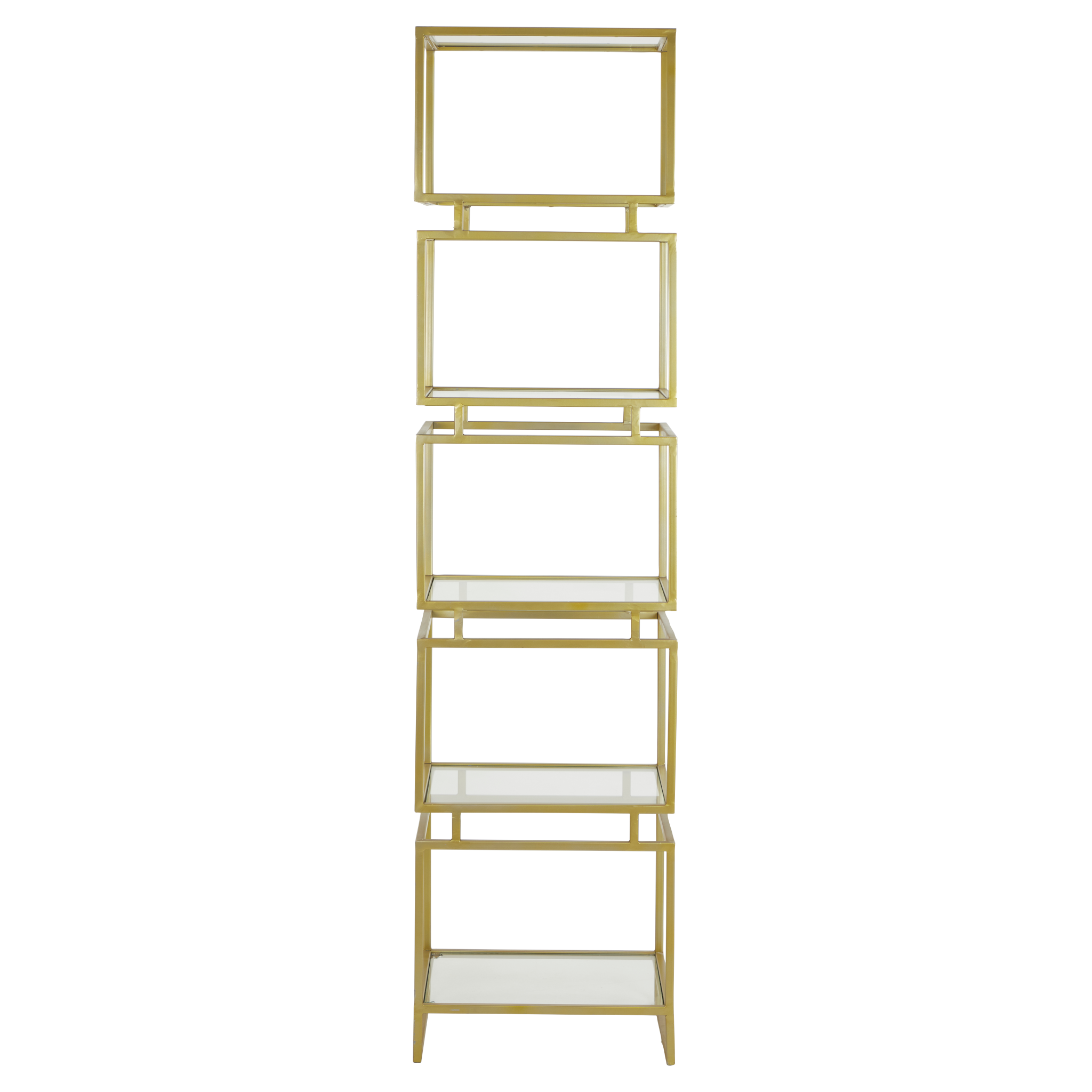 Moderner Schrank aus Metall und Glas, Modell "Lucambo".