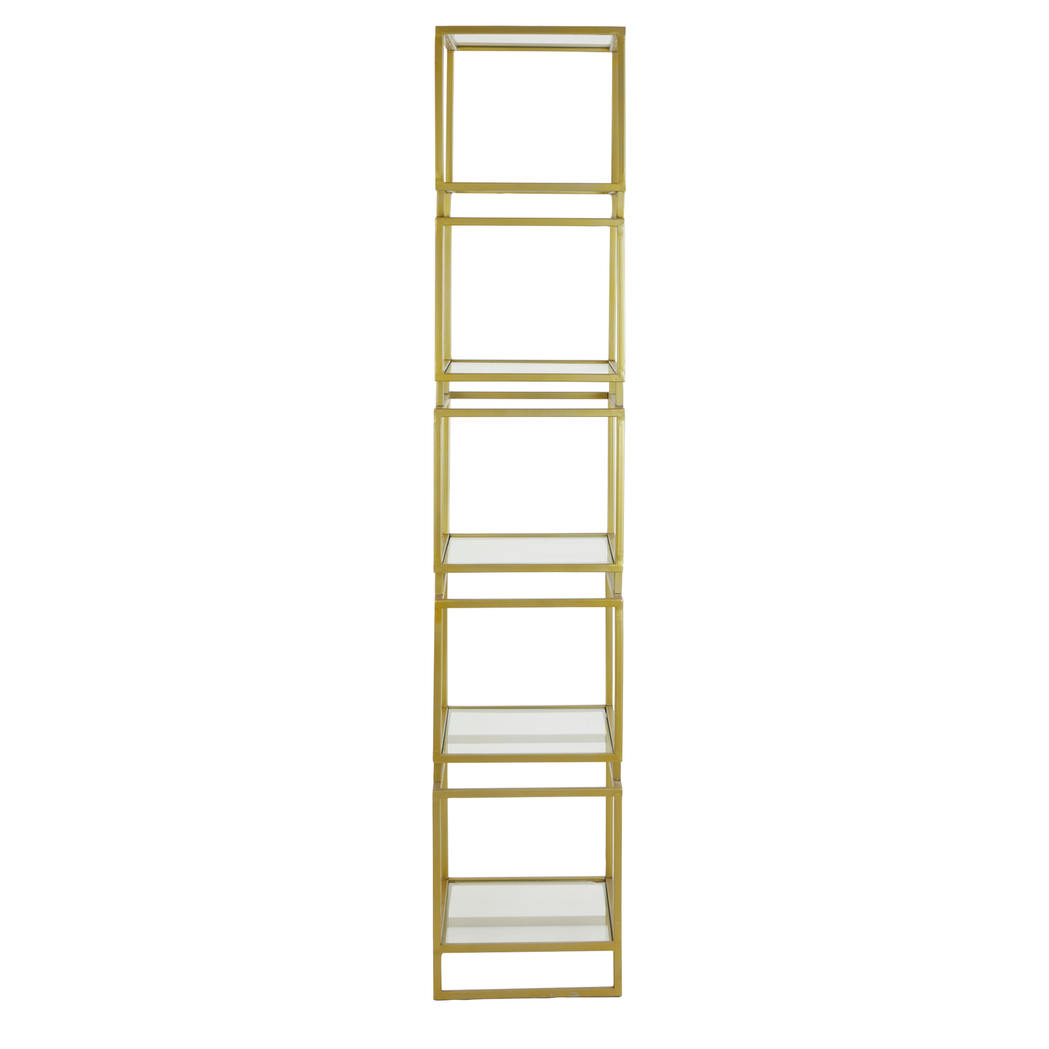 Stilvoller rechteckiger Schrank "Lucambo" mit Glasflächen.