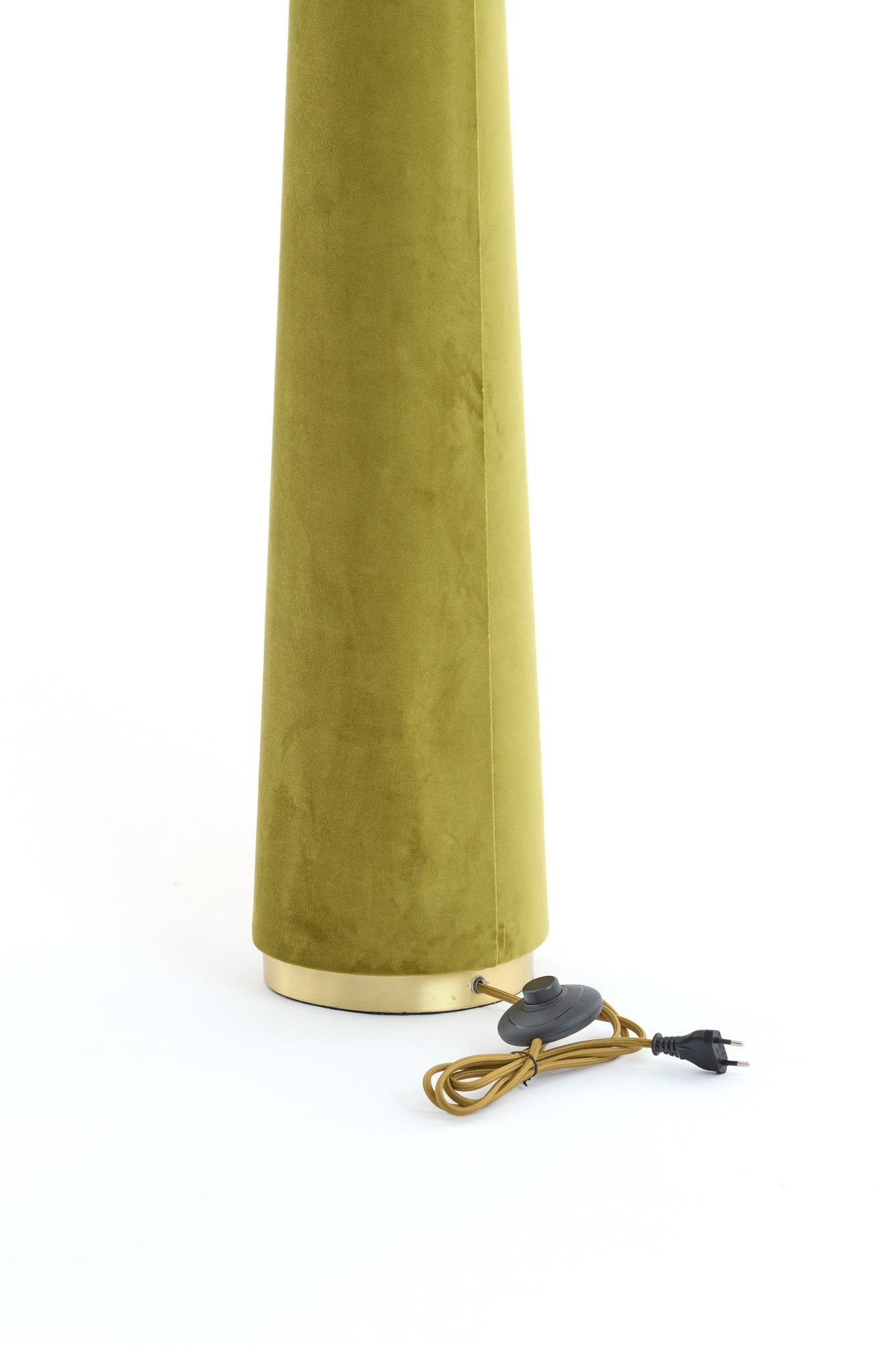 Stehleuchte DEVIA Velvet grün als stilvolles Wohnaccessoire