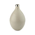 Vase SAIGON L in sandstone/ silber bauchig 40 cm