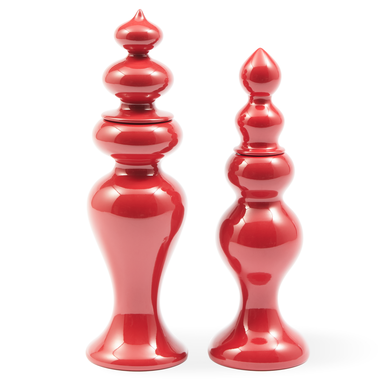 Design-Salzmühle in kräftigem Rot – ideal als Eyecatcher auf dem Esstisch.