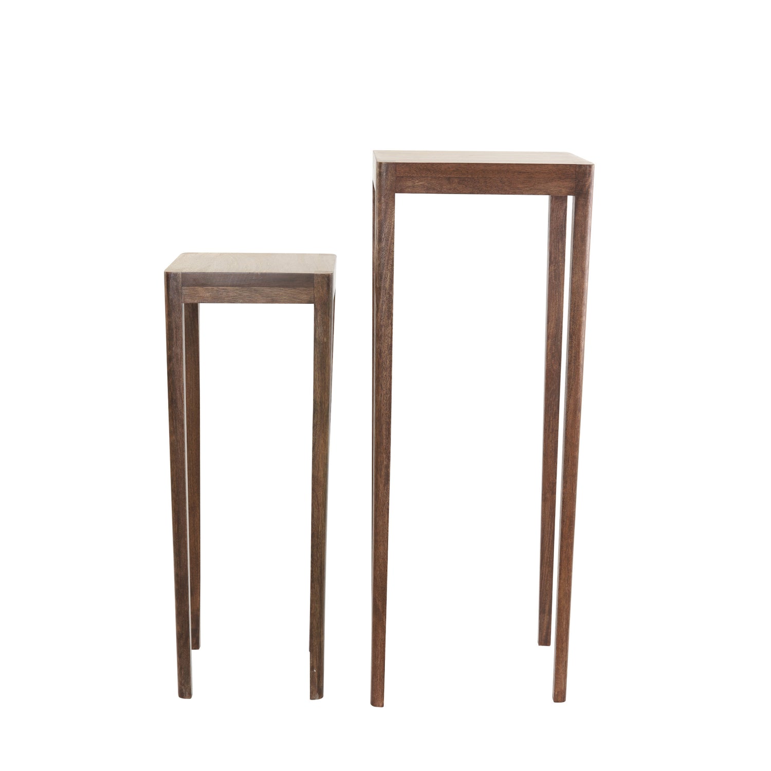 Conjunto de columnas STIJN de madera de mango, marrón