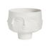 Edle Porzellan Vase DORA MAAR in weiß.