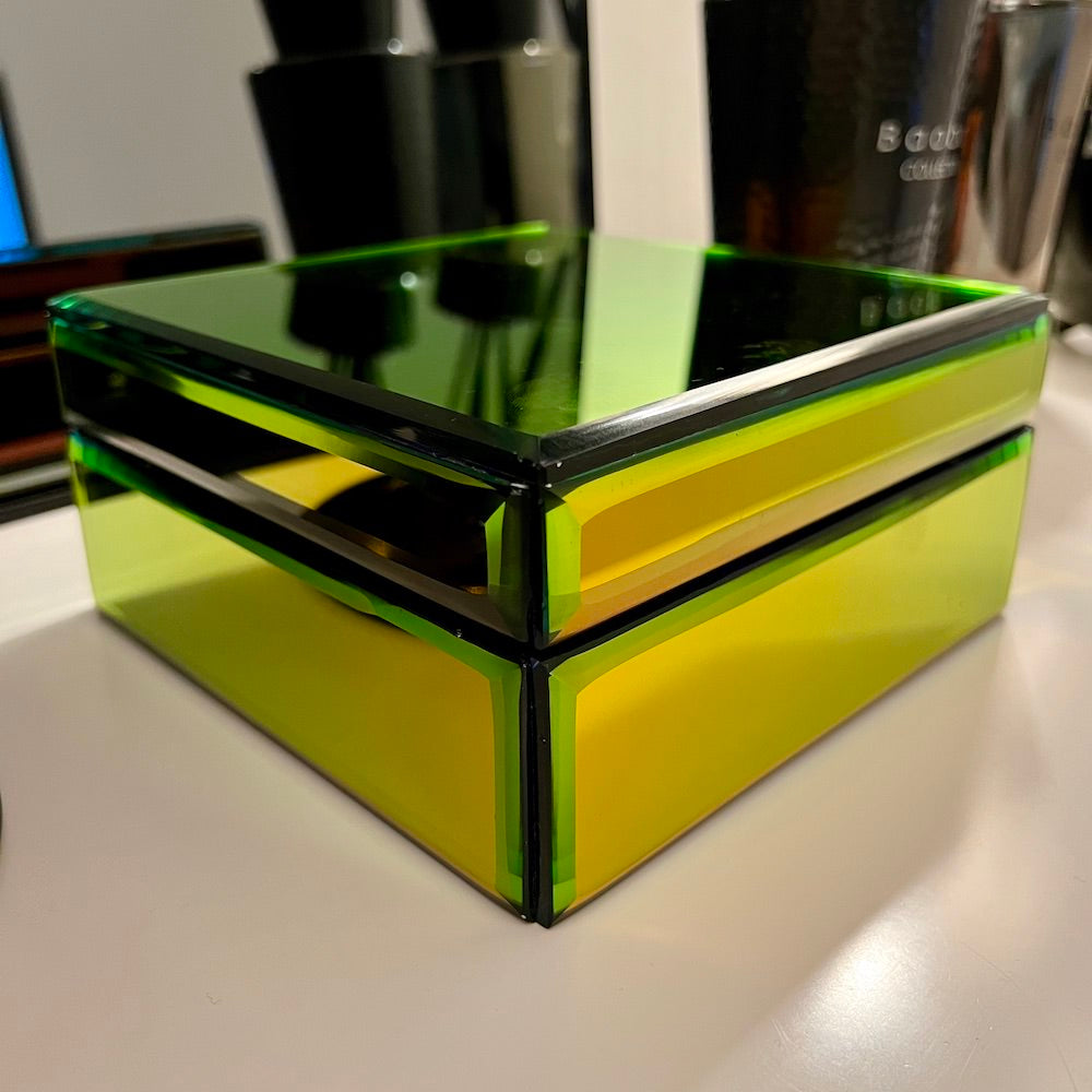 Schmuckbox MIROIR S changierend 16,5x8x16,5cm