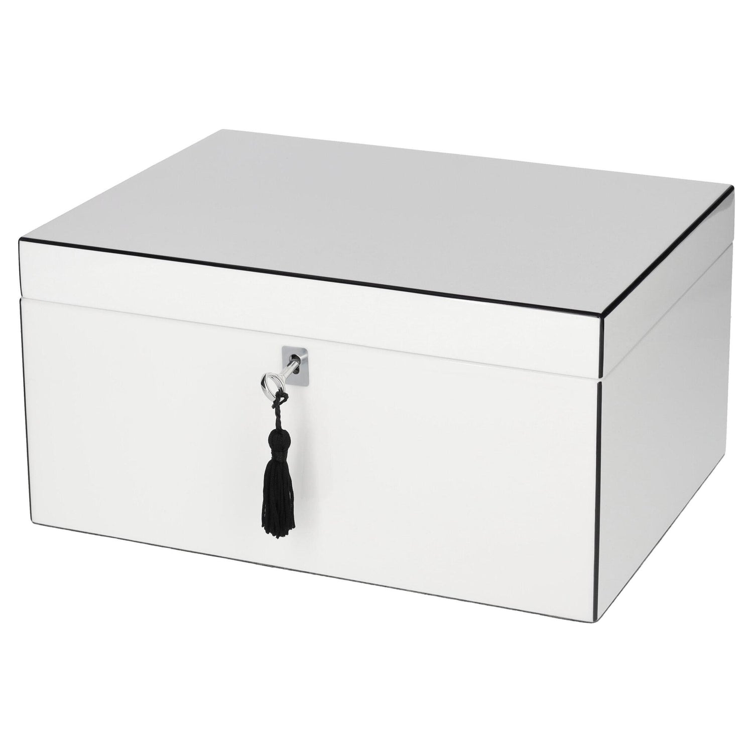 Weiß lackierte TANG Schmuckbox für stilvolle Aufbewahrung