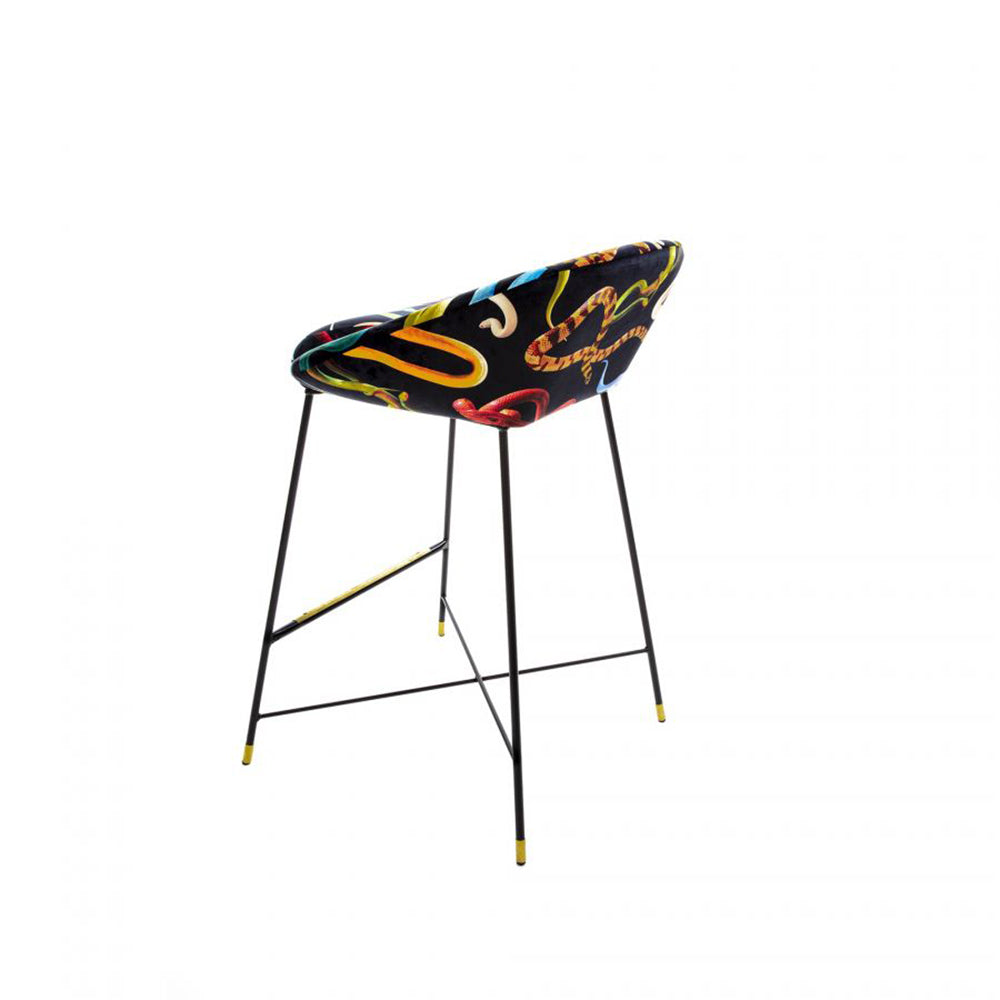 Barhocker SNAKES mehrfarbig von Seletti