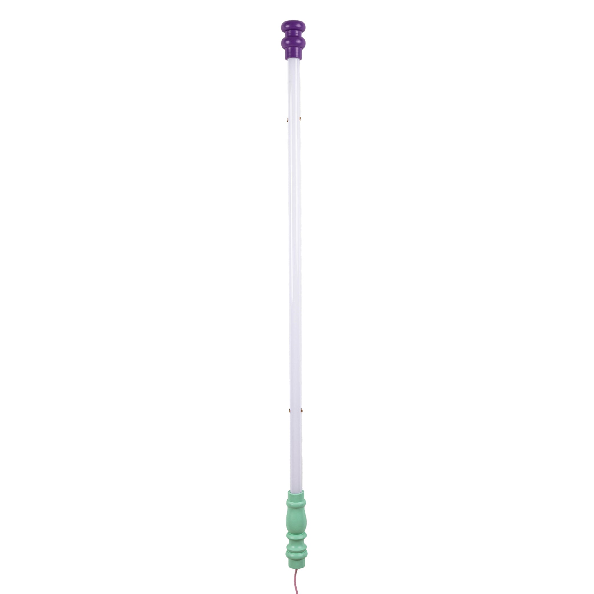 Seletti SUPERLINEA WHITE LED-Leuchte in Weiß mit mintgrünen Enden
