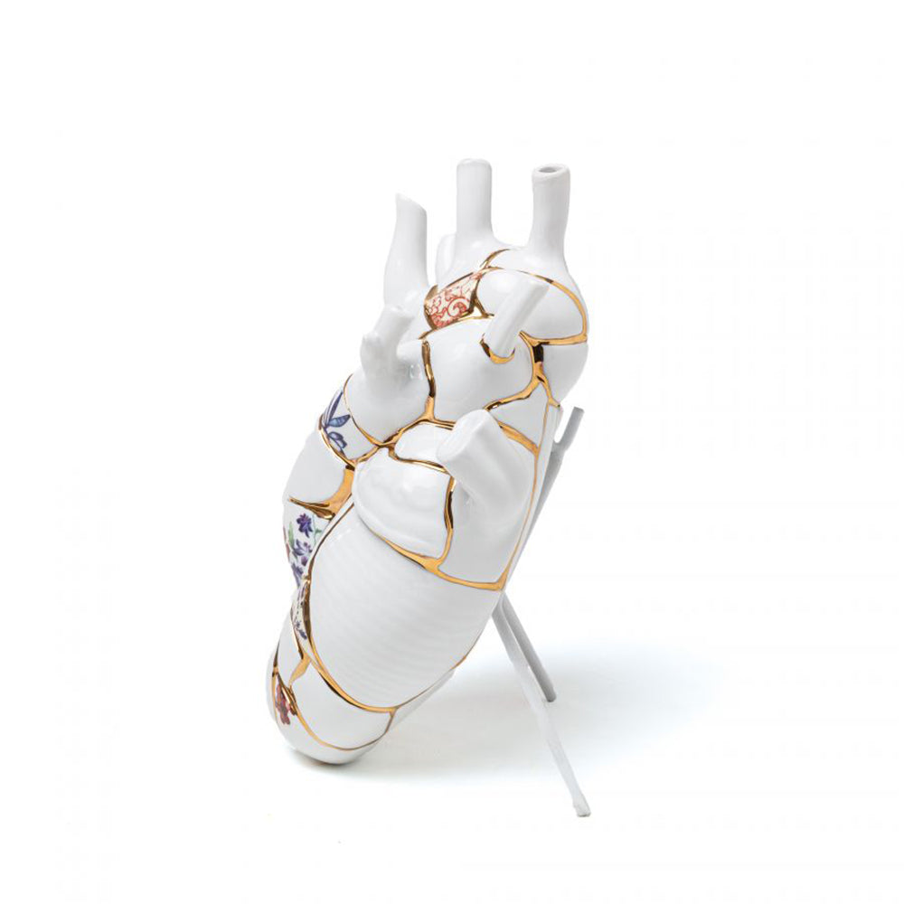 Vase LOVE IN BLOOM Kintsugi von Seletti