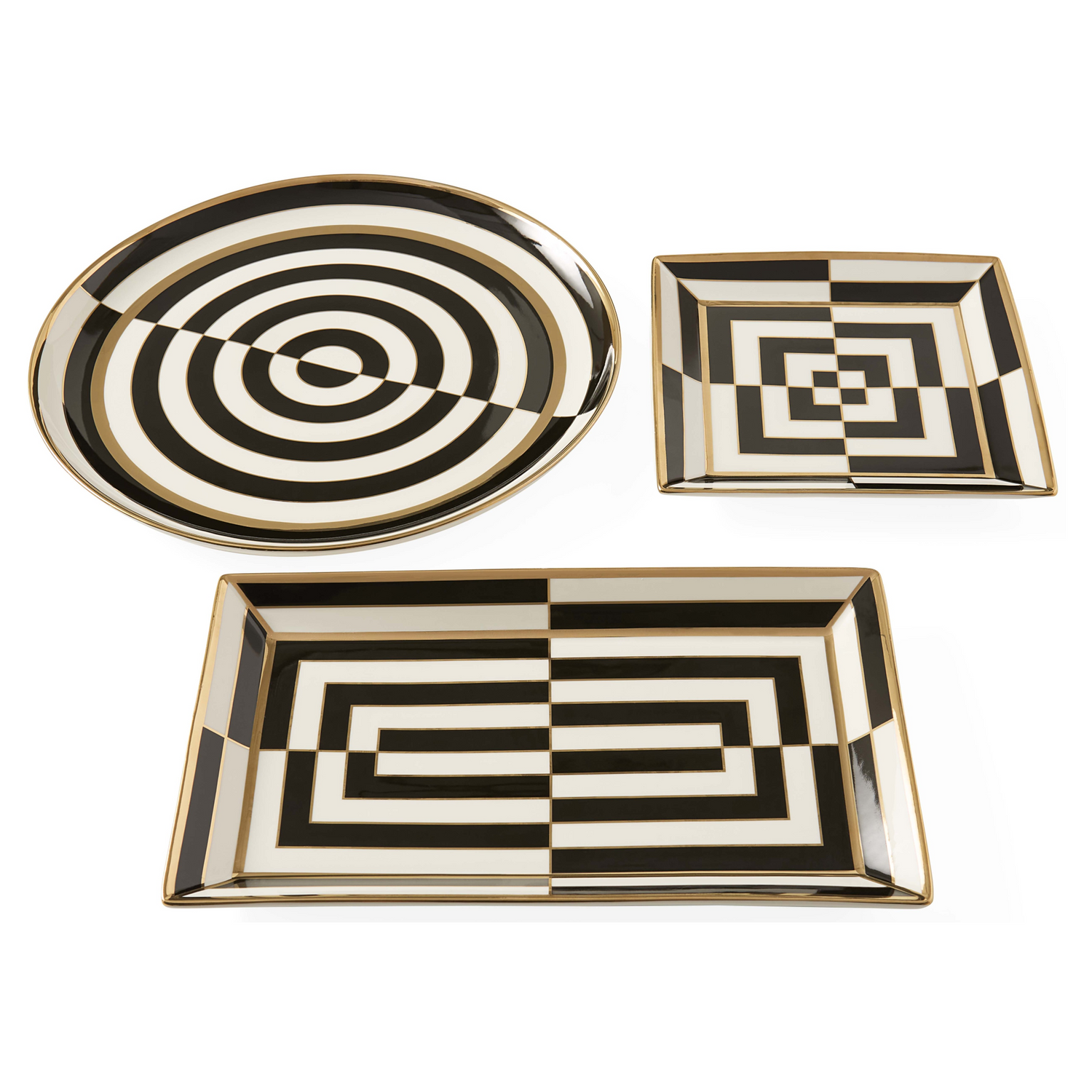 Servierteller OP Art von Jonathan Adler