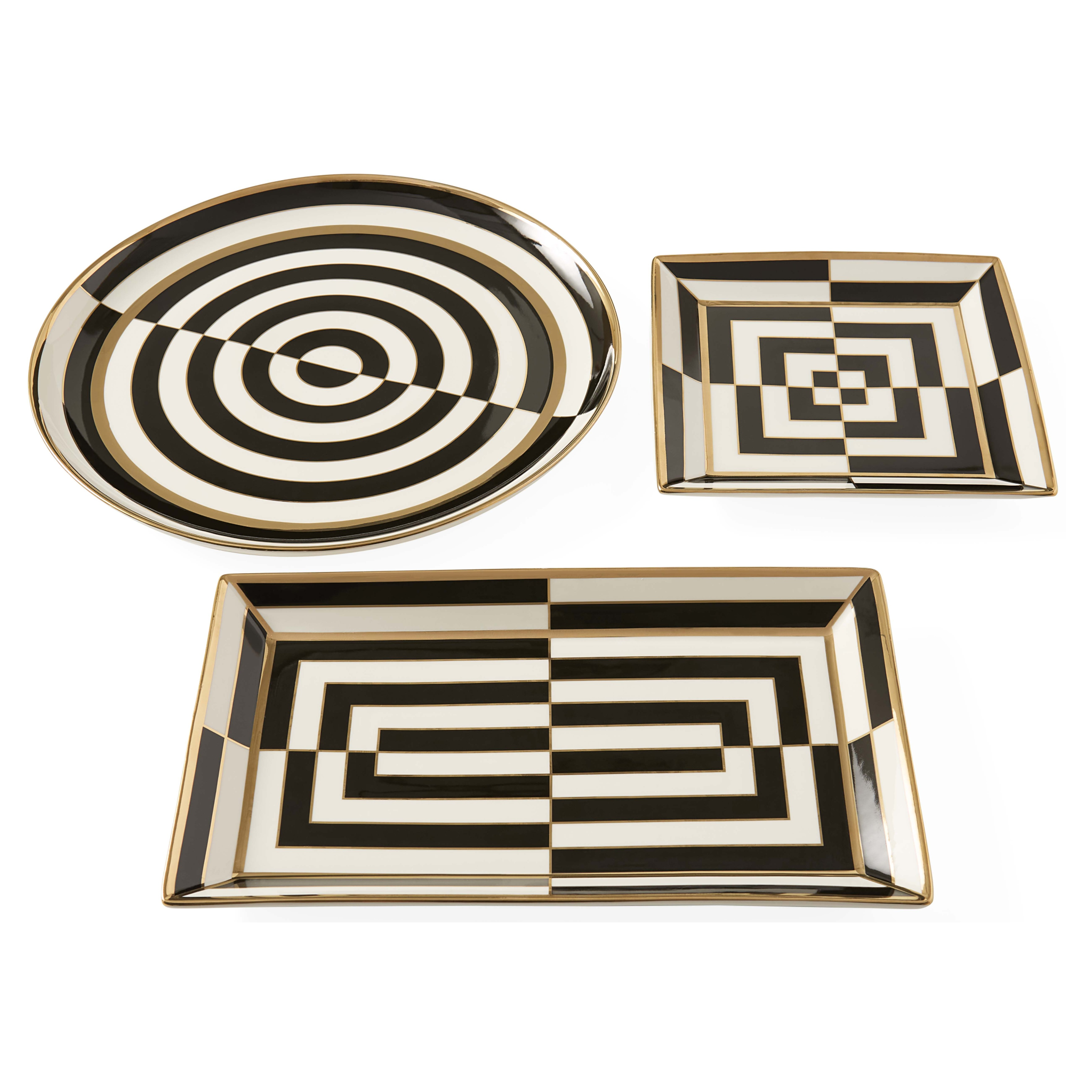 Servierteller OP Art von Jonathan Adler