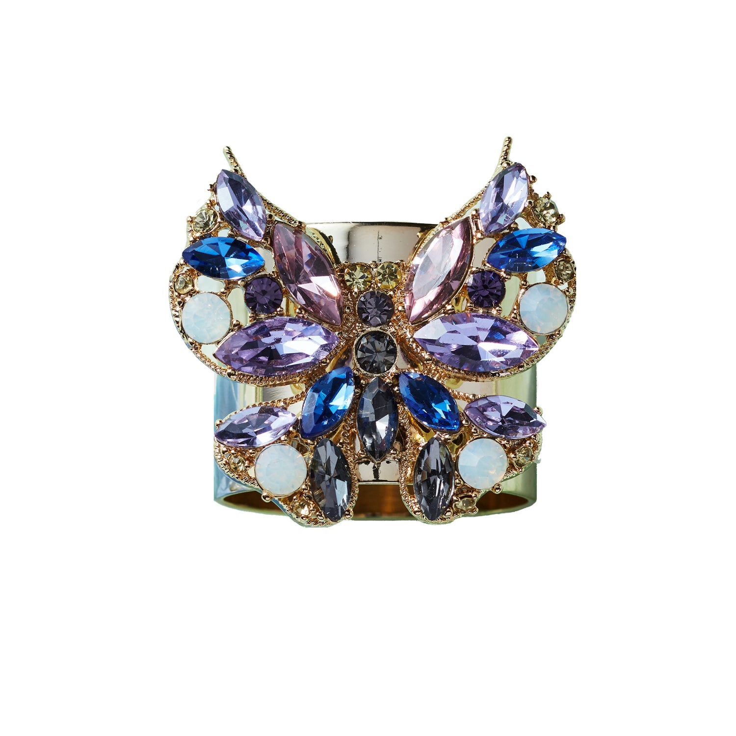 Serviettenringe "Butterfly" – 2er-Set in Blau von Joanna Buchanan