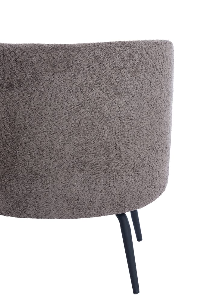 Sessel DIEYDA braun schwarz 67x68x72cm