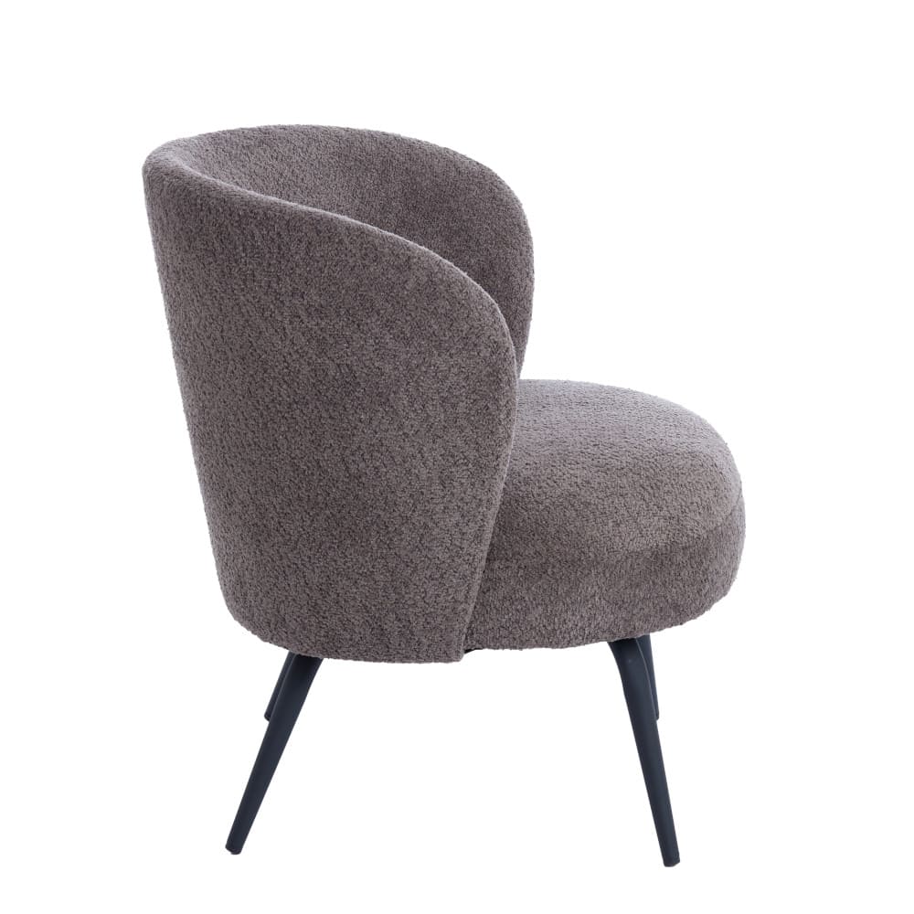 Sessel DIEYDA braun schwarz 67x68x72cm