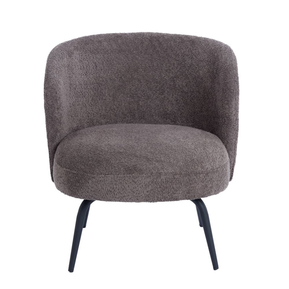 Sessel DIEYDA braun schwarz 67x68x72cm