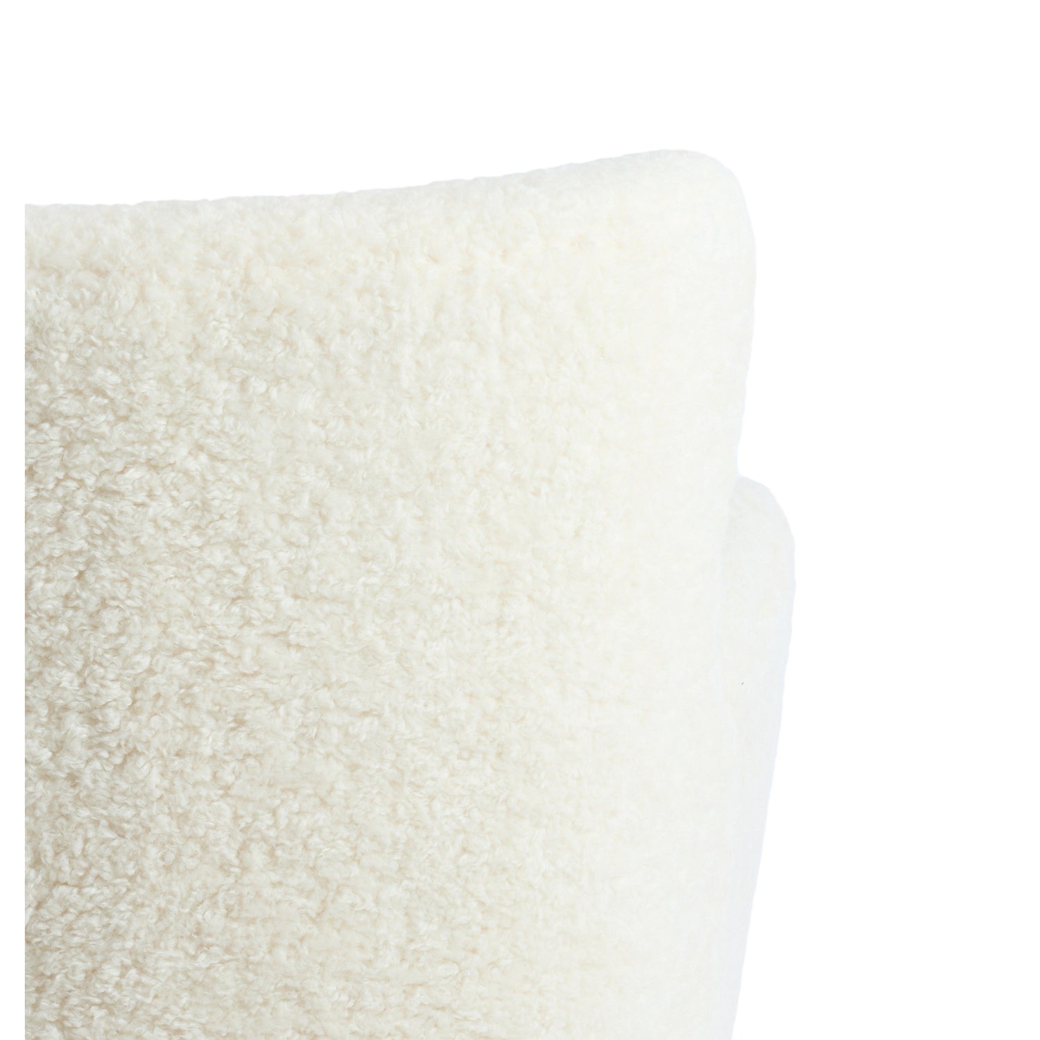 Lounge-Stuhl mit elegantem Look in creme weiß