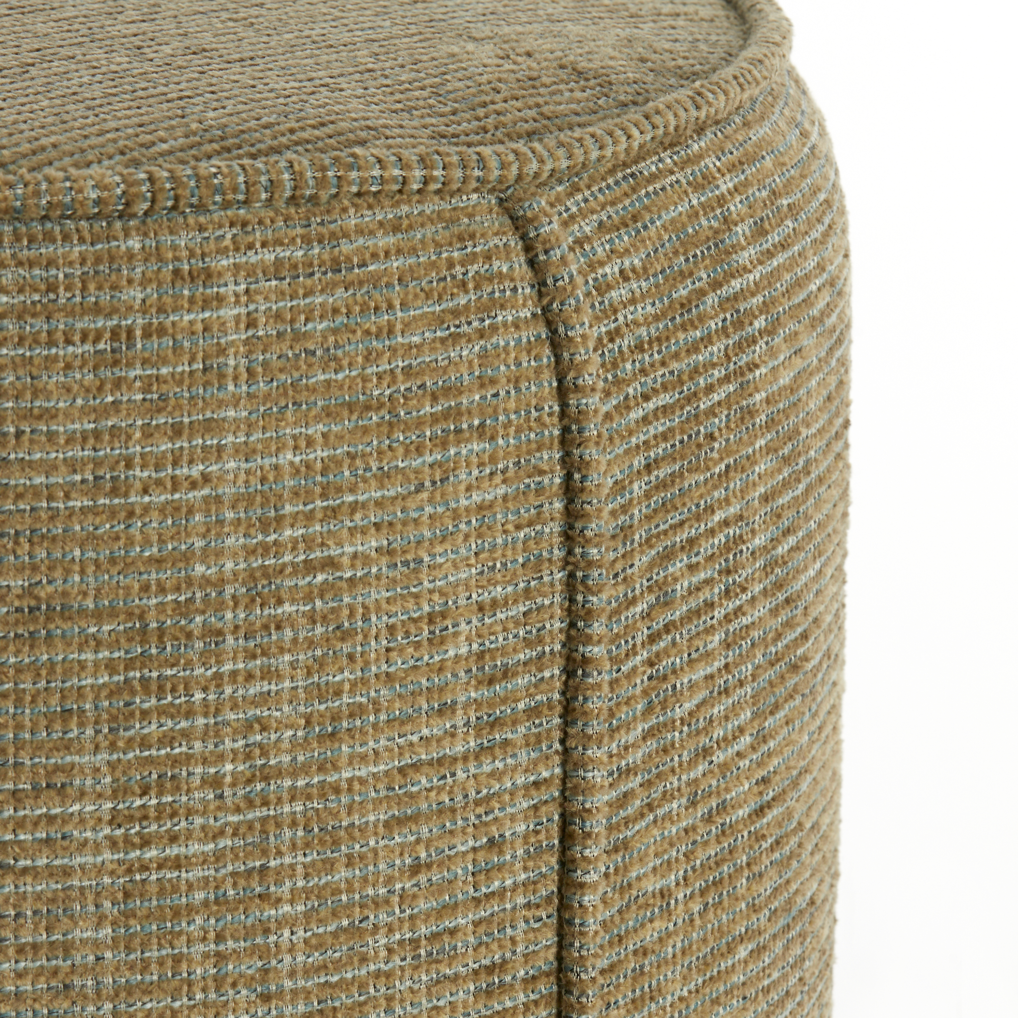 Runder Sitzpouf in Grün – Light & Living "DOMONI"