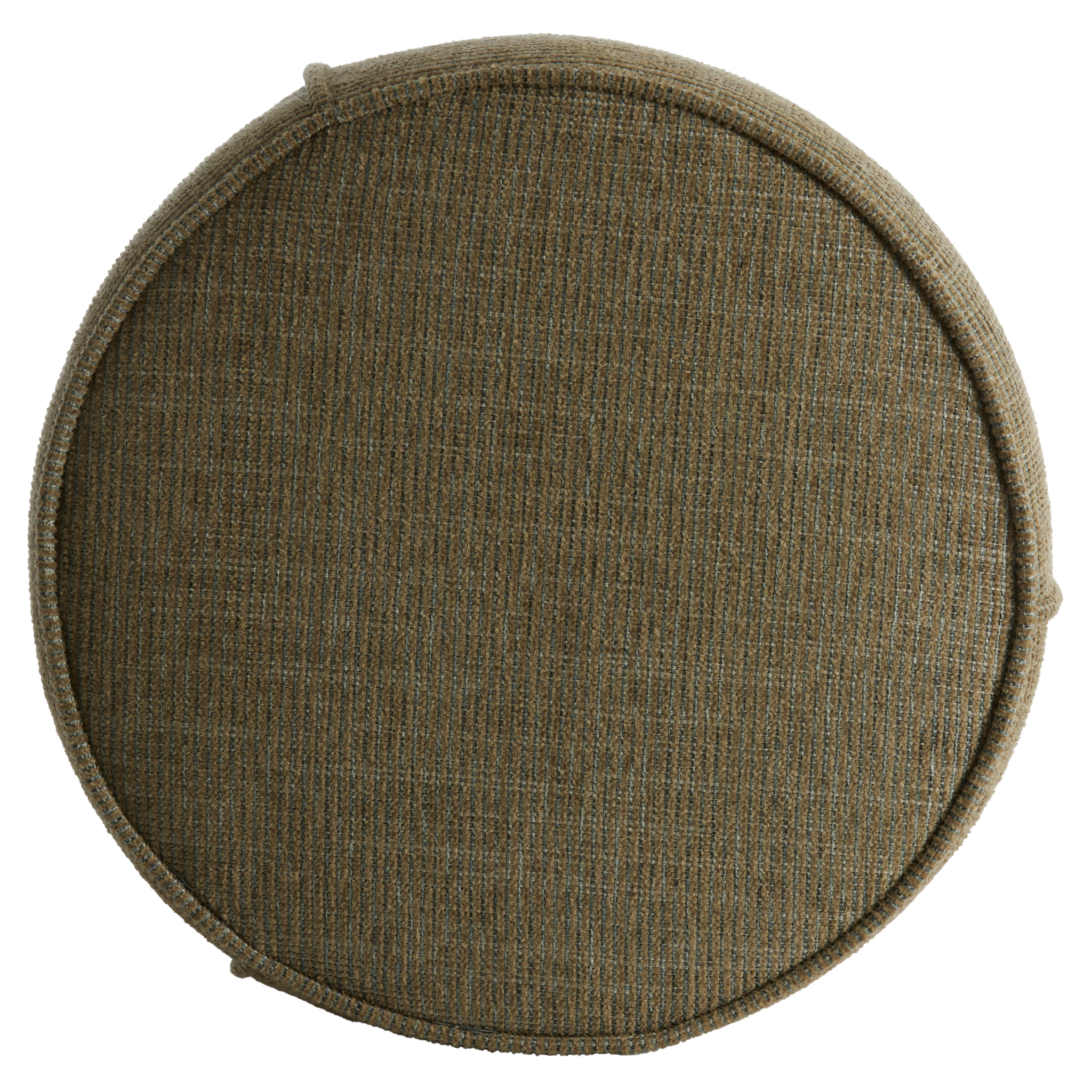 Detailansicht des Textilbezugs am Sitzpouf "DOMONI"