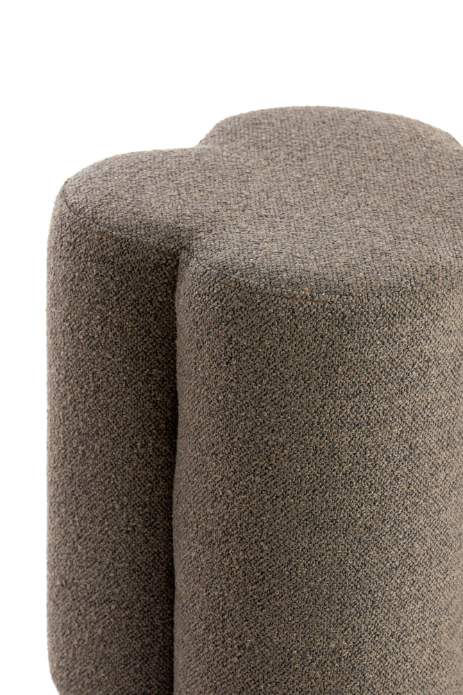 Sitzpouf NALANI 38x38x45cm in braun