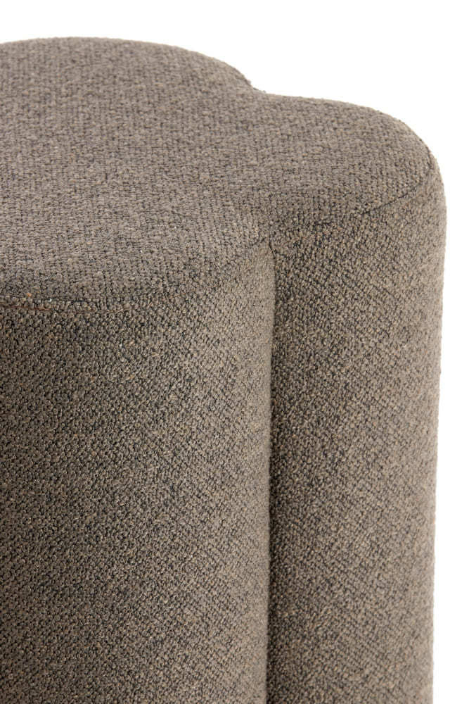 Sitzpouf NALANI 38x38x45cm in braun