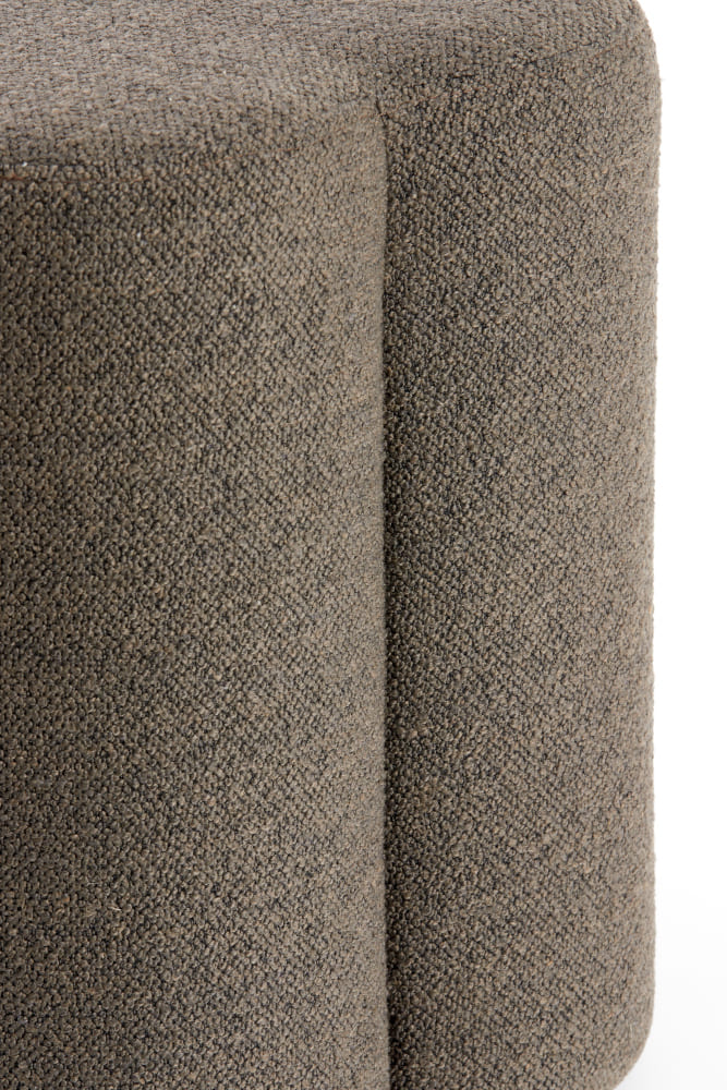 Sitzpouf NALANI 38x38x45cm in braun