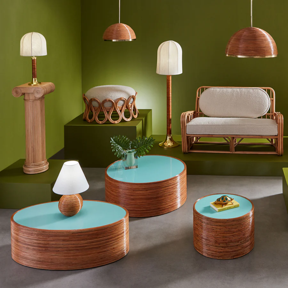 Sitzpouf RIVIERA von Jonathan Adler