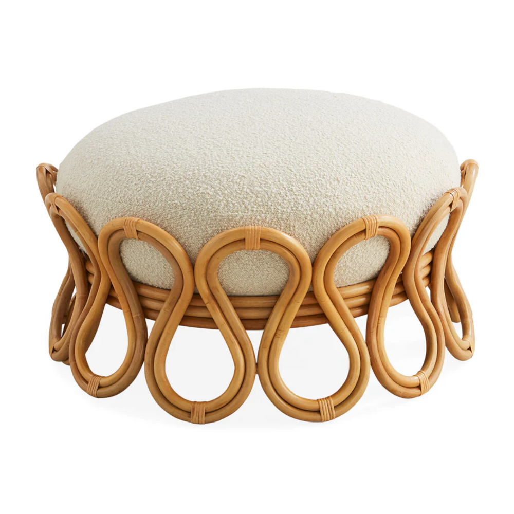 Sitzpouf RIVIERA von Jonathan Adler