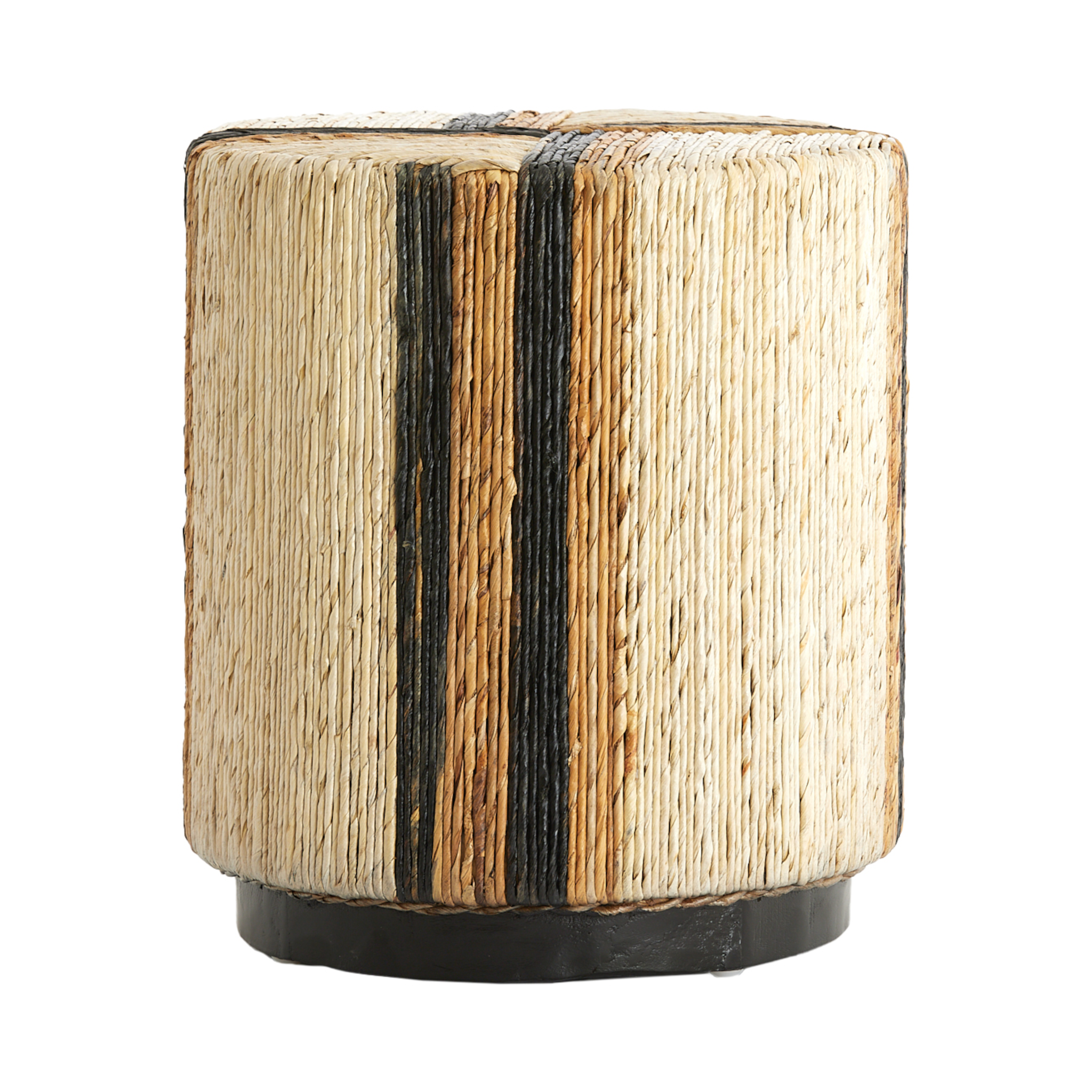 Ökologischer Sitzpouf "YUTURI" von Light & Living in Braun