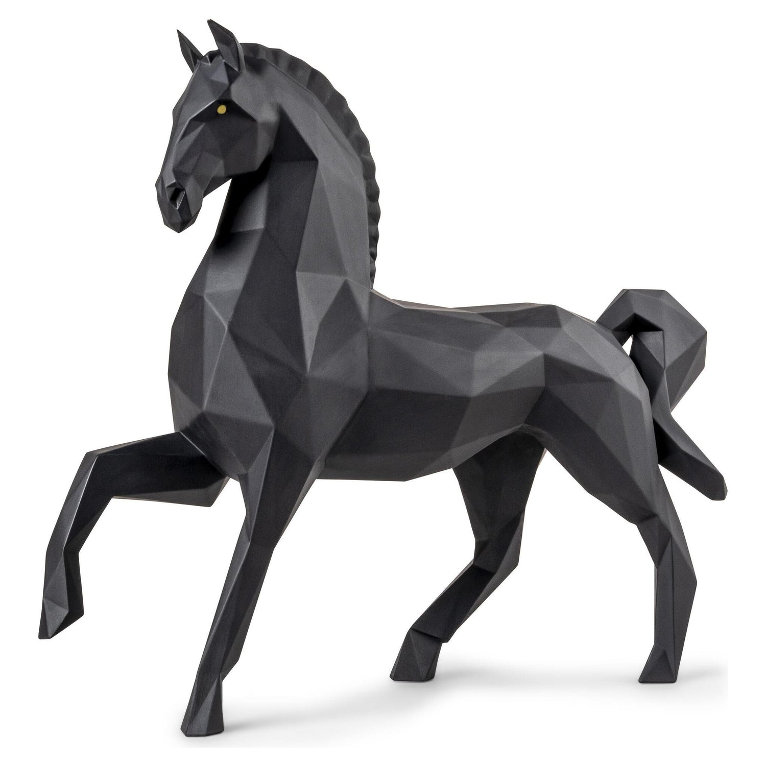 Pferdeskulptur HORSE Skulptur von Lladró in mattem Schwarz