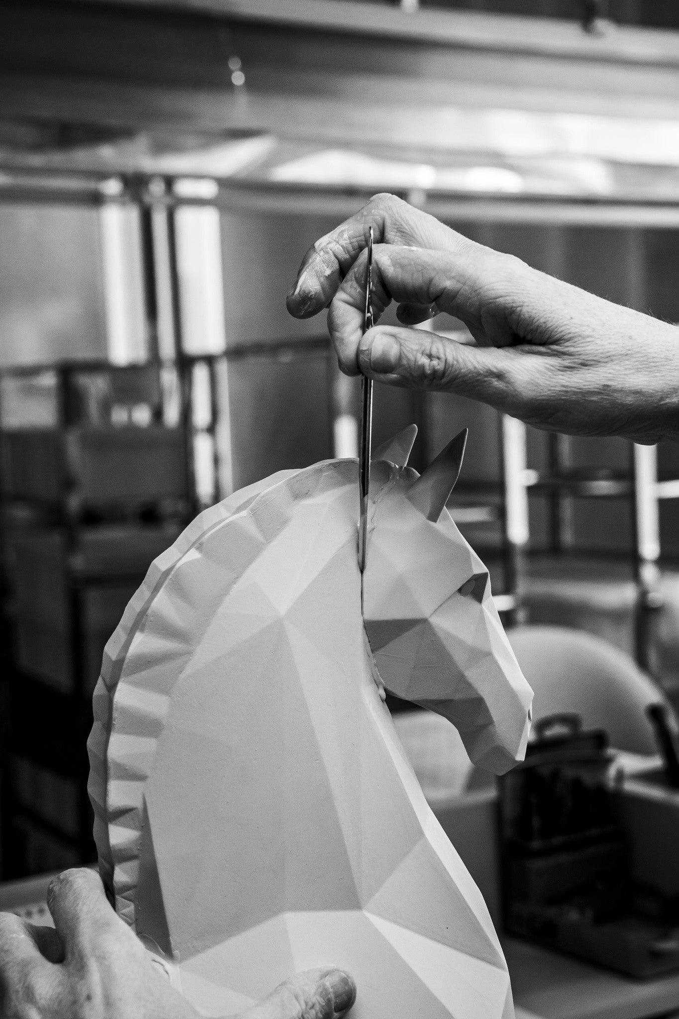 Künstlerische Darstellung der Lladró HORSE Skulptur