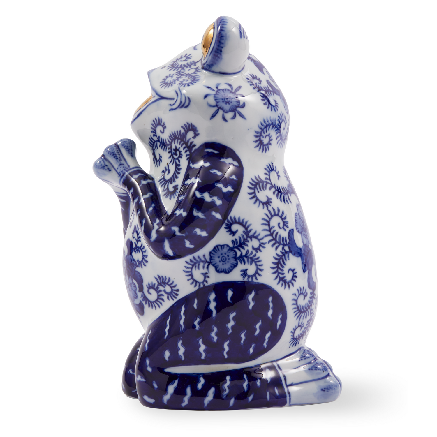 Seitenansicht des FROG PIGGY BANK mit verspieltem Design