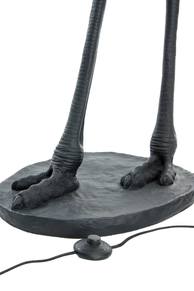 Stehleuchte OSTRICH, schwarz/grün, H146 cm