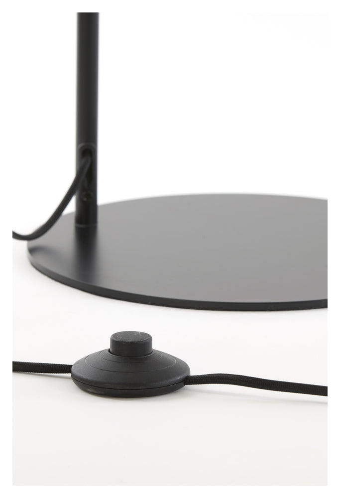 Stehleuchte SUBAR 45x28x158 cm matt schwarz/grau Rauchglas